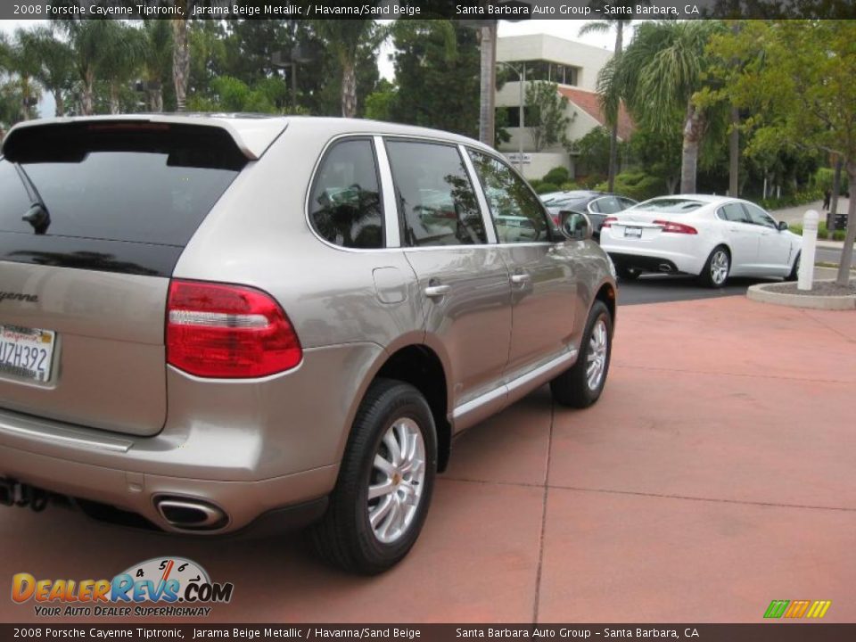 2008 Porsche Cayenne Tiptronic Jarama Beige Metallic / Havanna/Sand Beige Photo #5