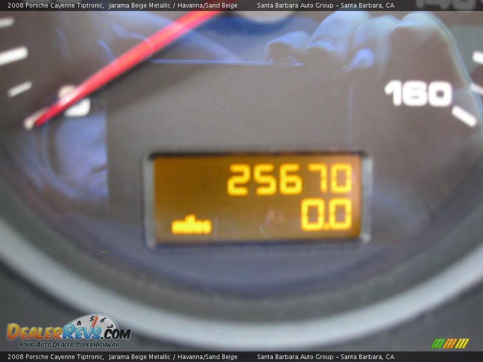 2008 Porsche Cayenne Tiptronic Jarama Beige Metallic / Havanna/Sand Beige Photo #6