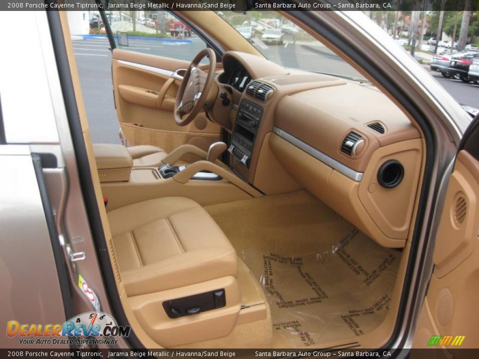 2008 Porsche Cayenne Tiptronic Jarama Beige Metallic / Havanna/Sand Beige Photo #7