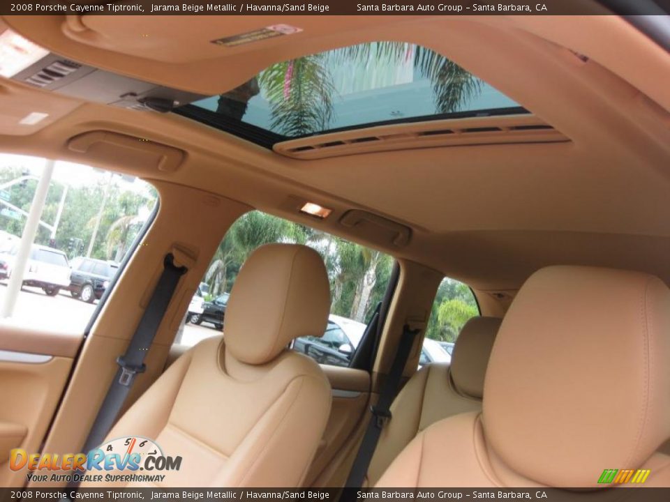 2008 Porsche Cayenne Tiptronic Jarama Beige Metallic / Havanna/Sand Beige Photo #11