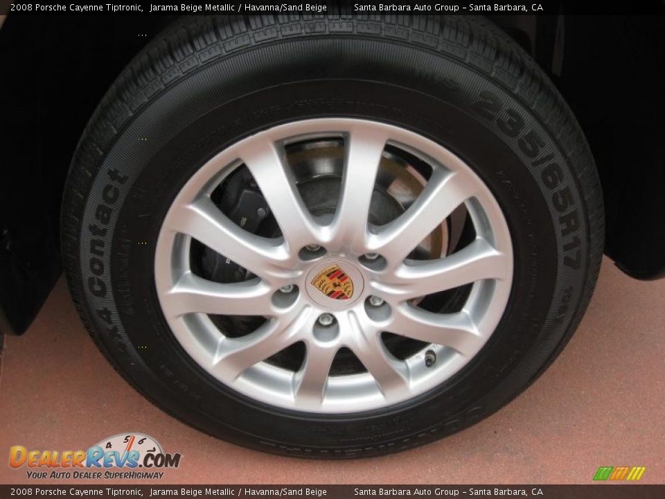 2008 Porsche Cayenne Tiptronic Jarama Beige Metallic / Havanna/Sand Beige Photo #14