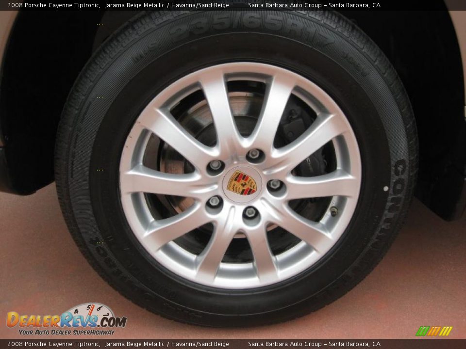 2008 Porsche Cayenne Tiptronic Jarama Beige Metallic / Havanna/Sand Beige Photo #15