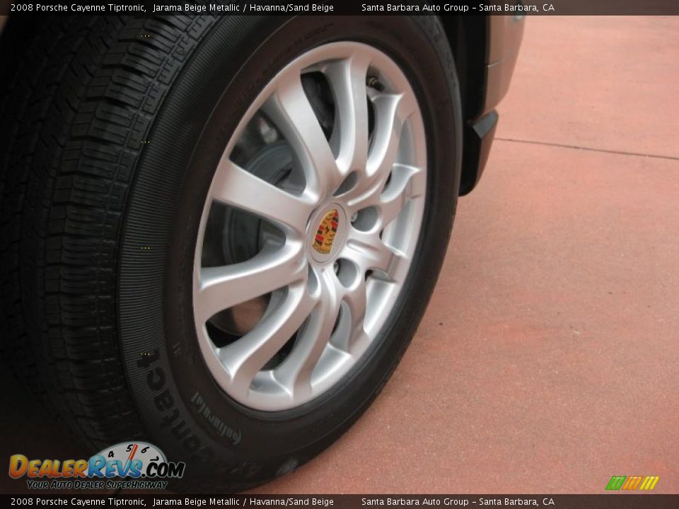 2008 Porsche Cayenne Tiptronic Jarama Beige Metallic / Havanna/Sand Beige Photo #16