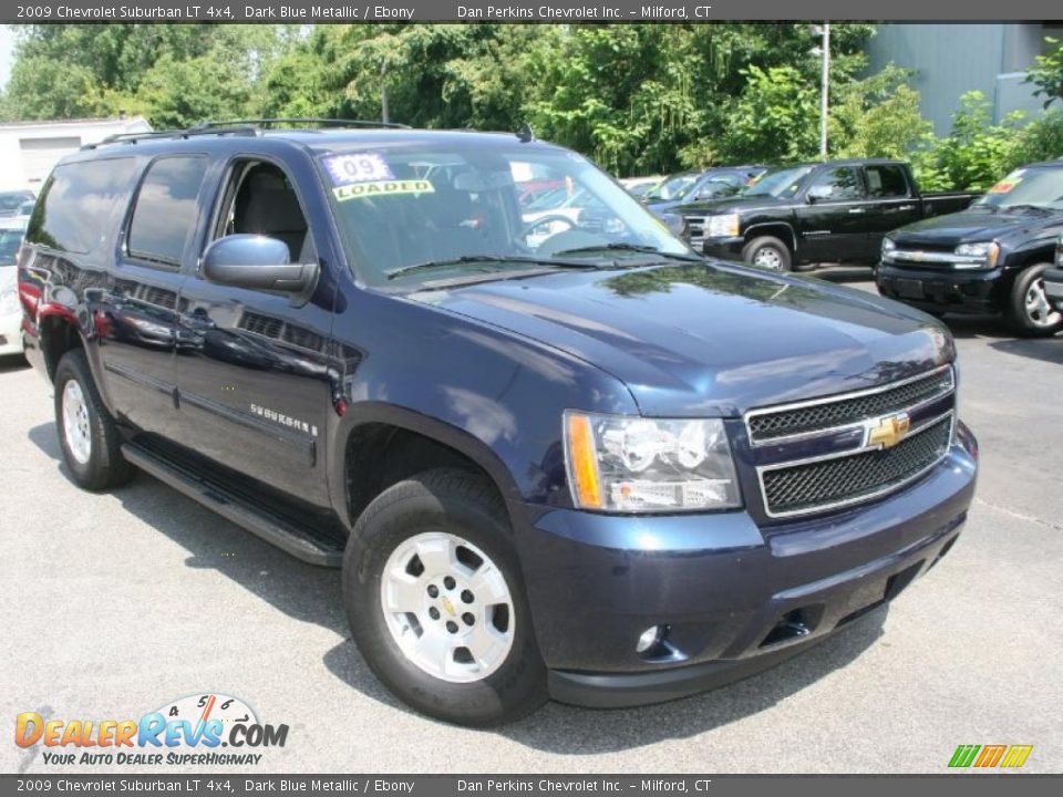 2009 Chevrolet Suburban LT 4x4 Dark Blue Metallic / Ebony Photo #3