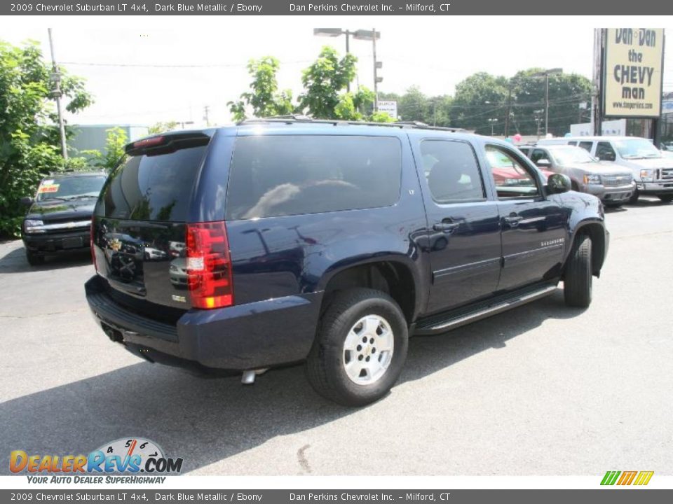 2009 Chevrolet Suburban LT 4x4 Dark Blue Metallic / Ebony Photo #5