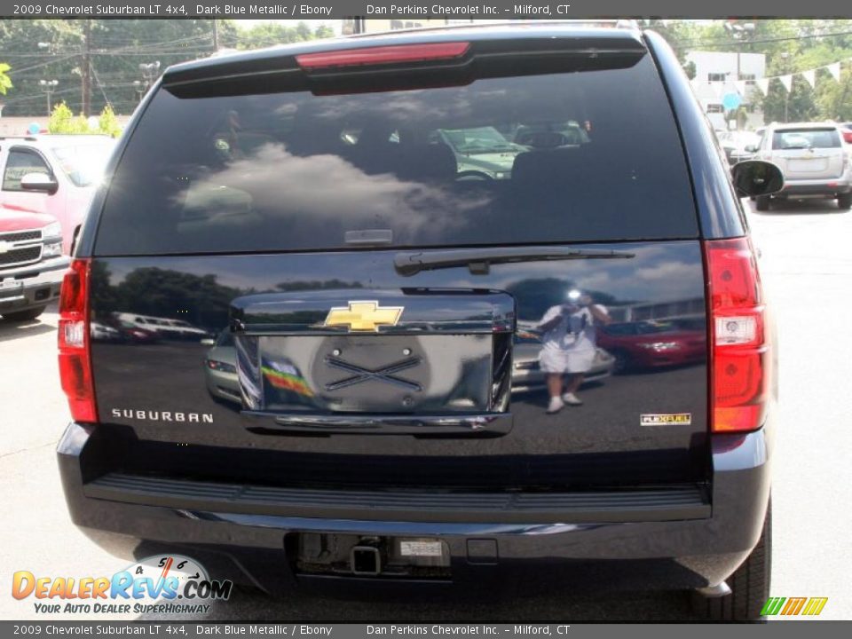 2009 Chevrolet Suburban LT 4x4 Dark Blue Metallic / Ebony Photo #6