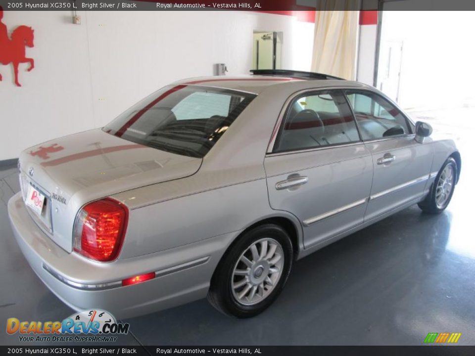 2005 Hyundai XG350 L Bright Silver / Black Photo #6