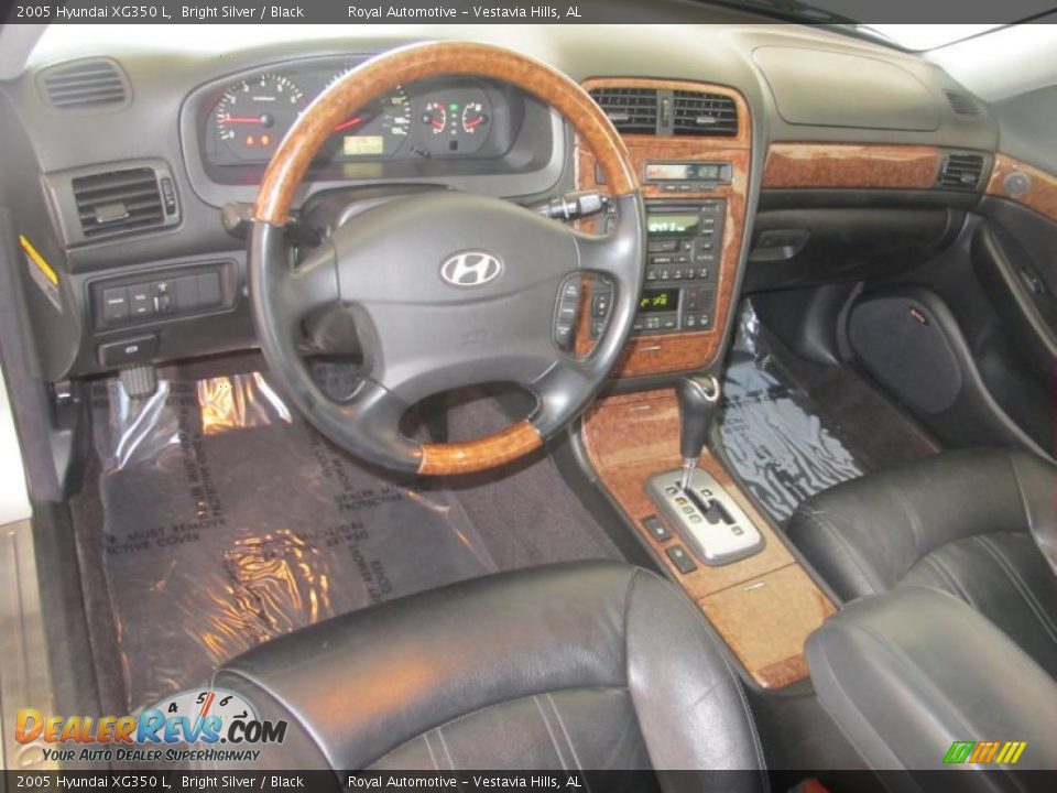 2005 Hyundai XG350 L Bright Silver / Black Photo #12