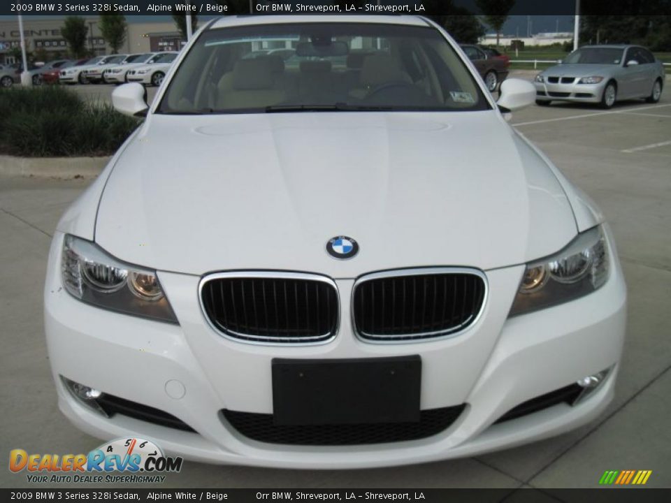 2009 BMW 3 Series 328i Sedan Alpine White / Beige Photo #5
