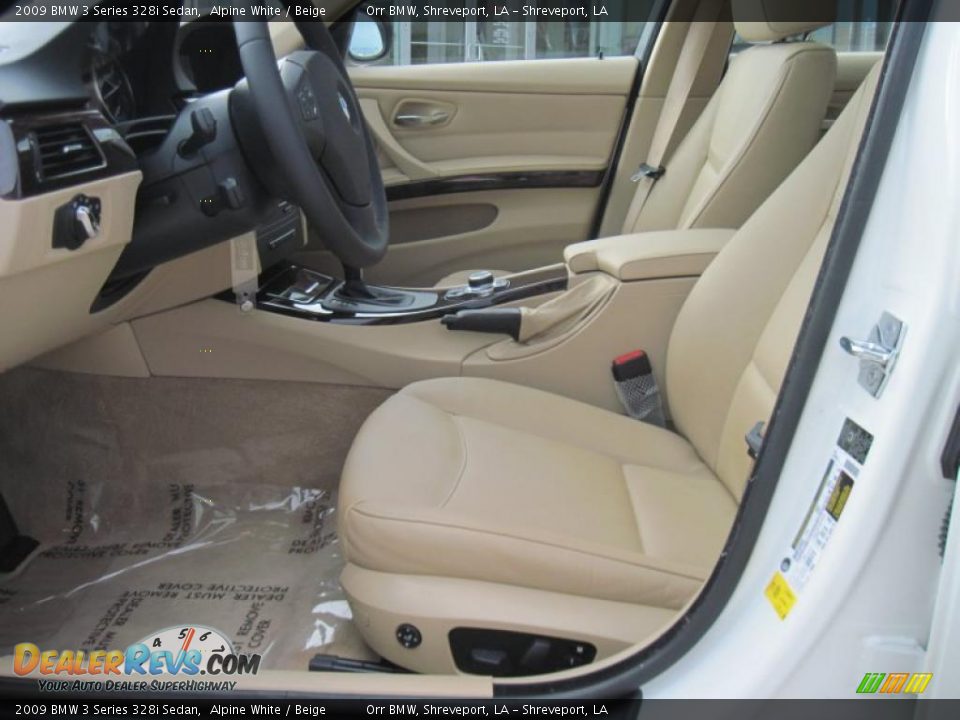 2009 BMW 3 Series 328i Sedan Alpine White / Beige Photo #8