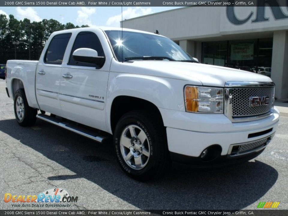 White 2008 gmc sierra denali #4