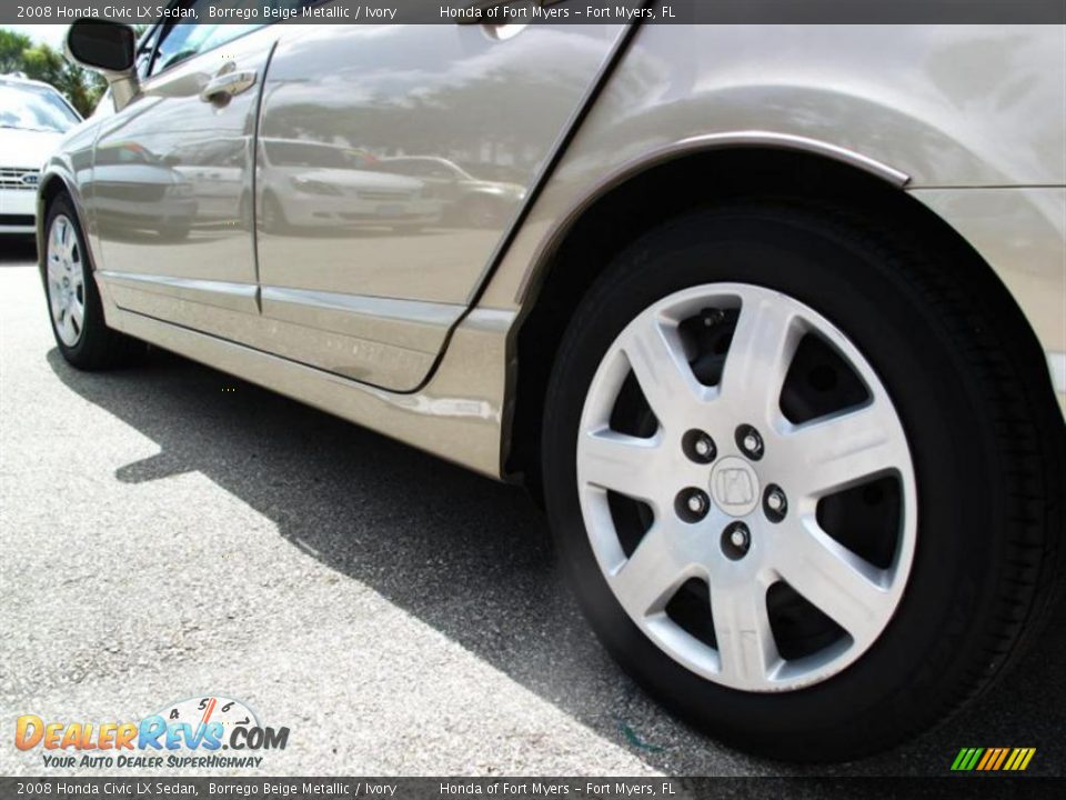 2008 Honda Civic LX Sedan Borrego Beige Metallic / Ivory Photo #5