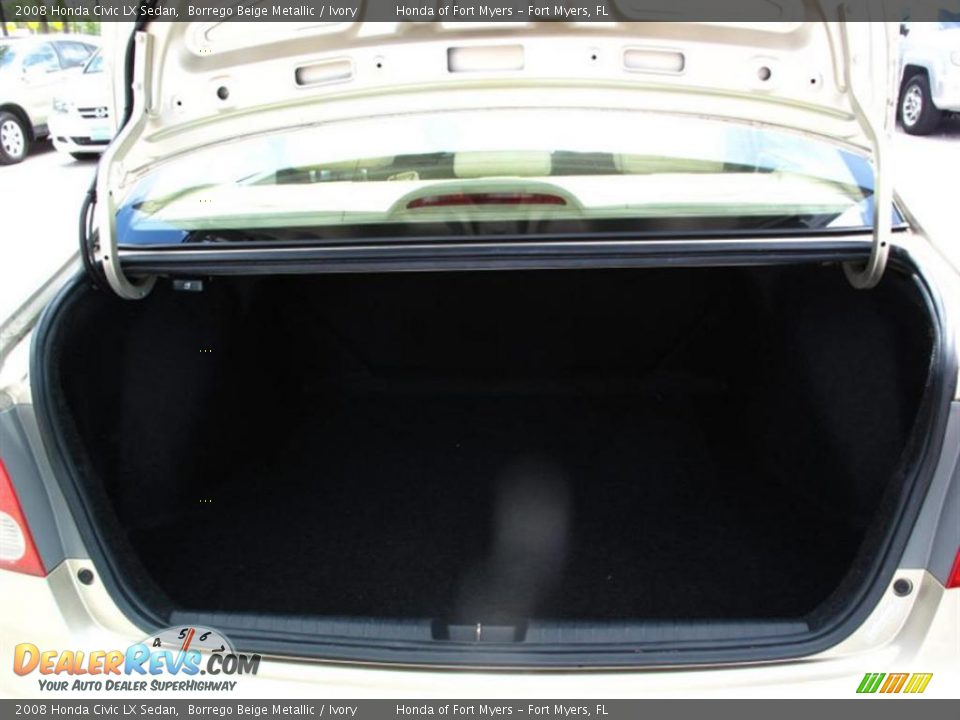 2008 Honda Civic LX Sedan Borrego Beige Metallic / Ivory Photo #9