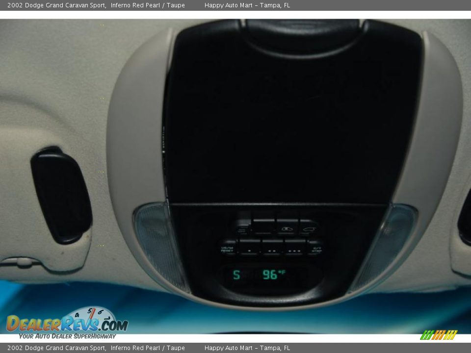 2002 Dodge Grand Caravan Sport Inferno Red Pearl / Taupe Photo #16