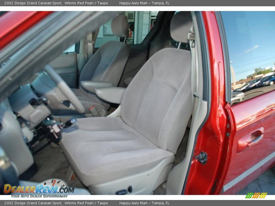 2002 Dodge Grand Caravan Sport Inferno Red Pearl / Taupe Photo #19