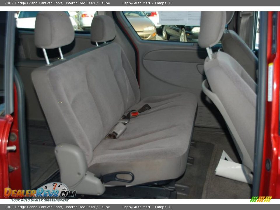 2002 Dodge Grand Caravan Sport Inferno Red Pearl / Taupe Photo #21