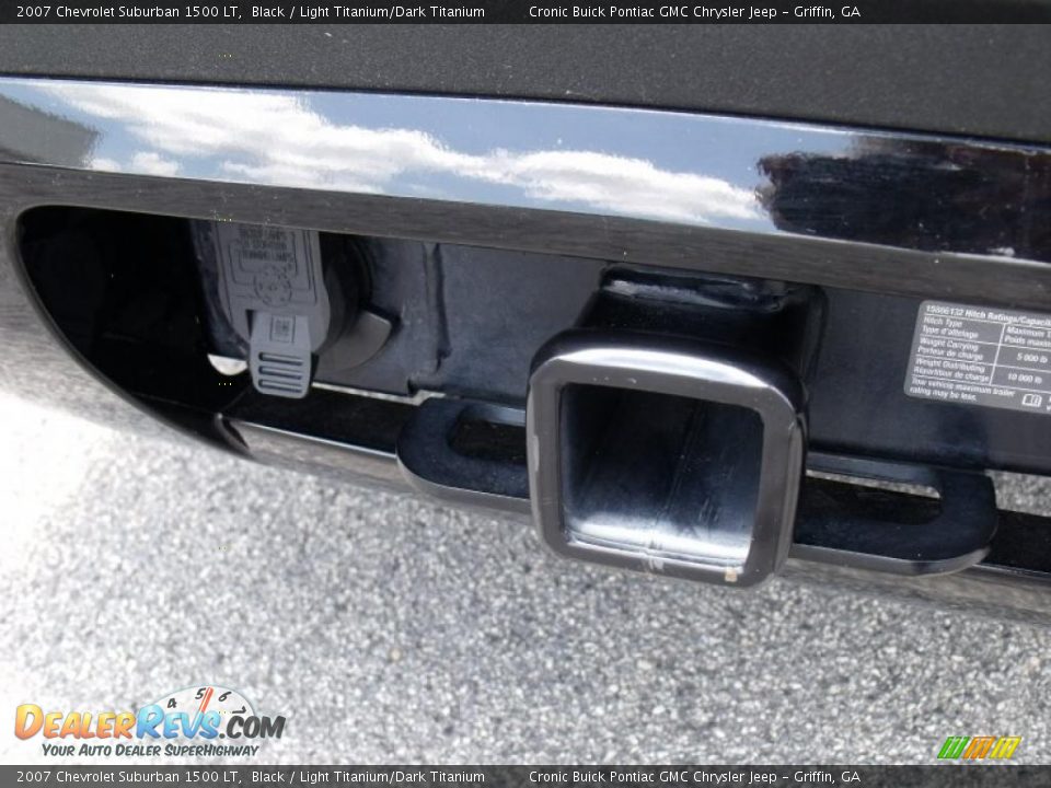2007 Chevrolet Suburban 1500 LT Black / Light Titanium/Dark Titanium Photo #9