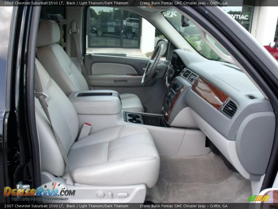 2007 Chevrolet Suburban 1500 LT Black / Light Titanium/Dark Titanium Photo #20