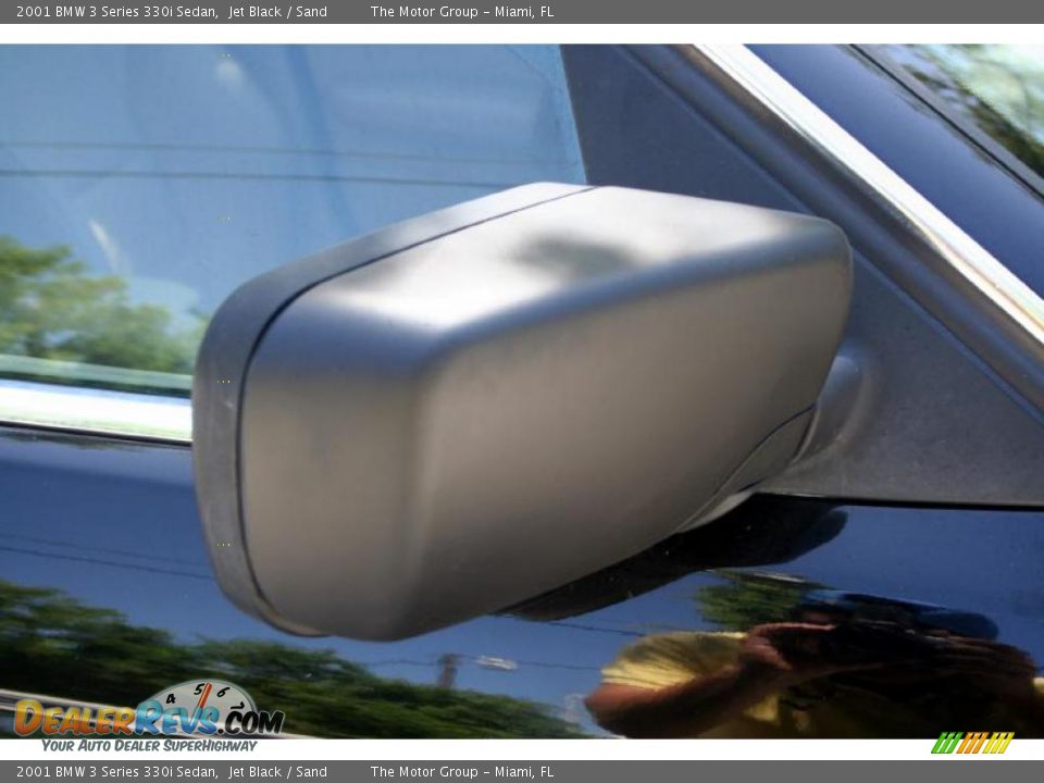 2001 BMW 3 Series 330i Sedan Jet Black / Sand Photo #23