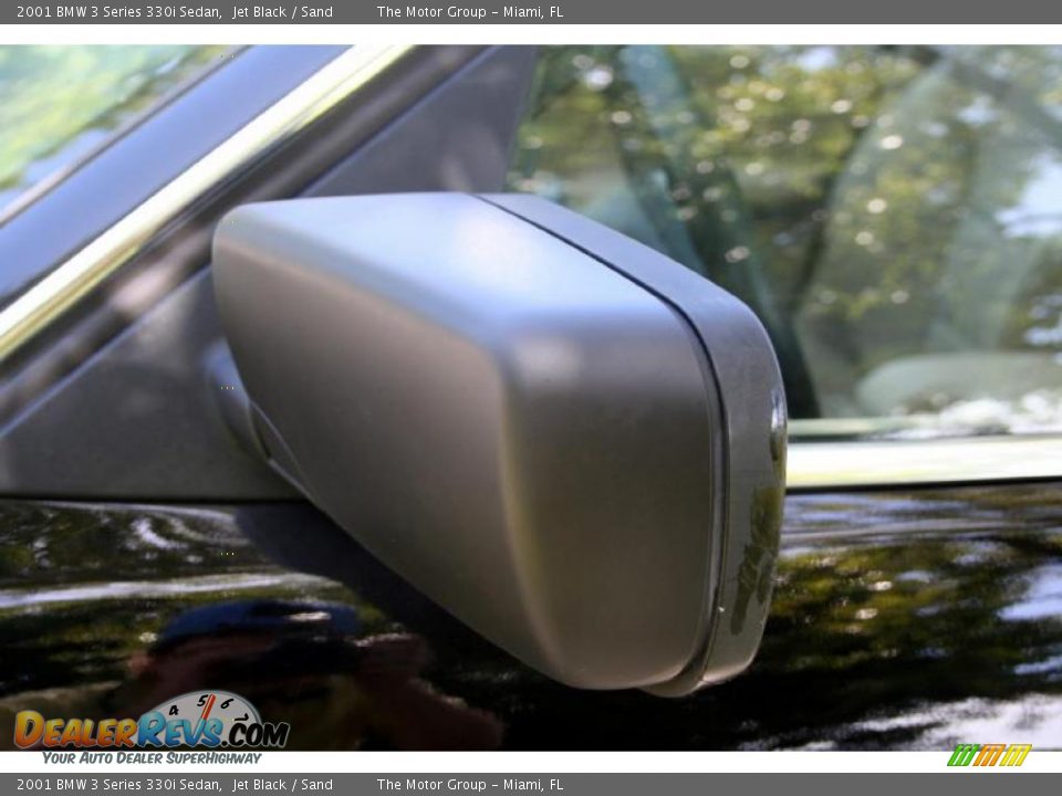 2001 BMW 3 Series 330i Sedan Jet Black / Sand Photo #24