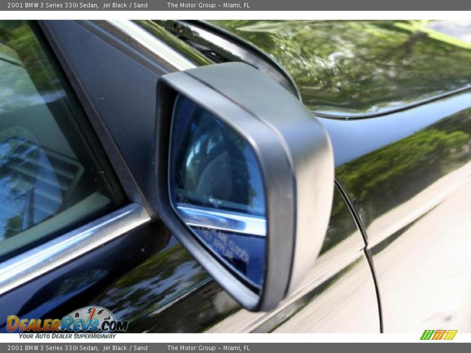 2001 BMW 3 Series 330i Sedan Jet Black / Sand Photo #26