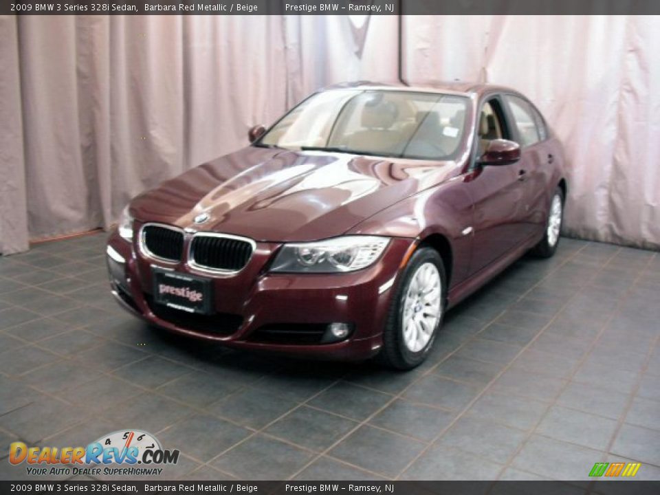 2009 BMW 3 Series 328i Sedan Barbara Red Metallic / Beige Photo #1
