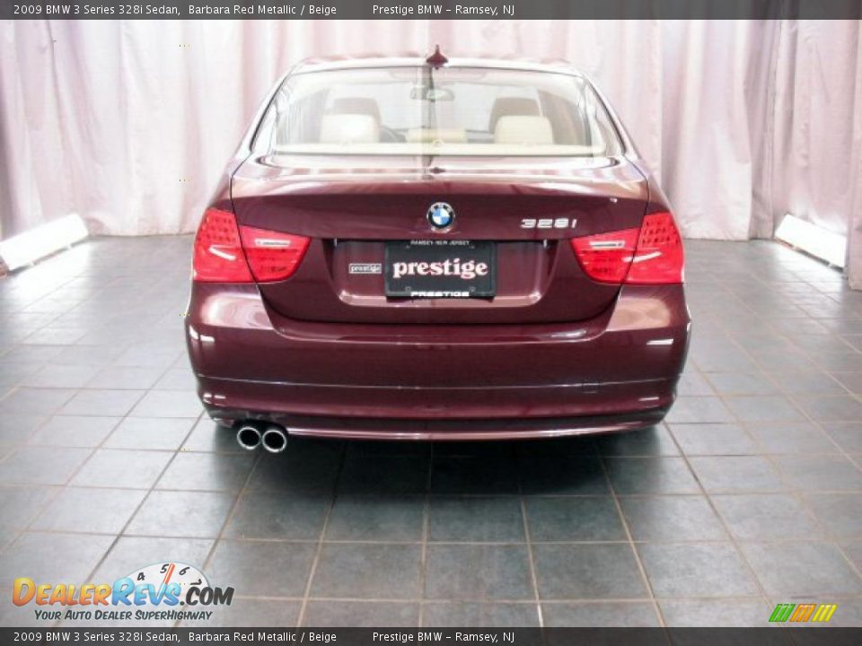 2009 BMW 3 Series 328i Sedan Barbara Red Metallic / Beige Photo #3