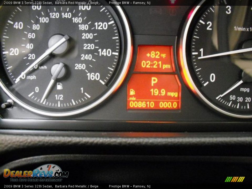2009 BMW 3 Series 328i Sedan Barbara Red Metallic / Beige Photo #11