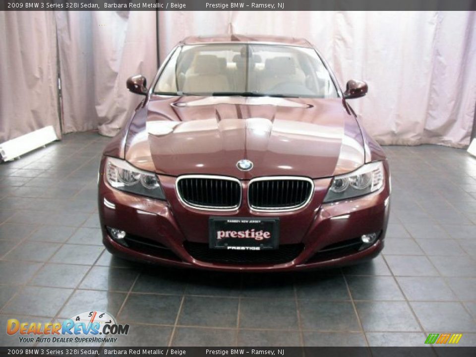2009 BMW 3 Series 328i Sedan Barbara Red Metallic / Beige Photo #12