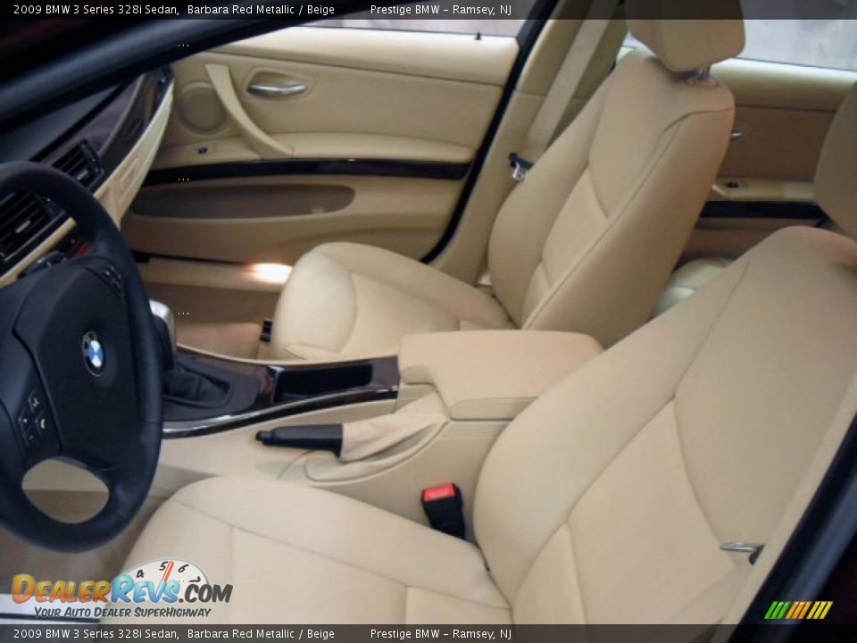 2009 BMW 3 Series 328i Sedan Barbara Red Metallic / Beige Photo #15