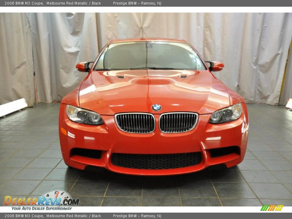 2008 BMW M3 Coupe Melbourne Red Metallic / Black Photo #6