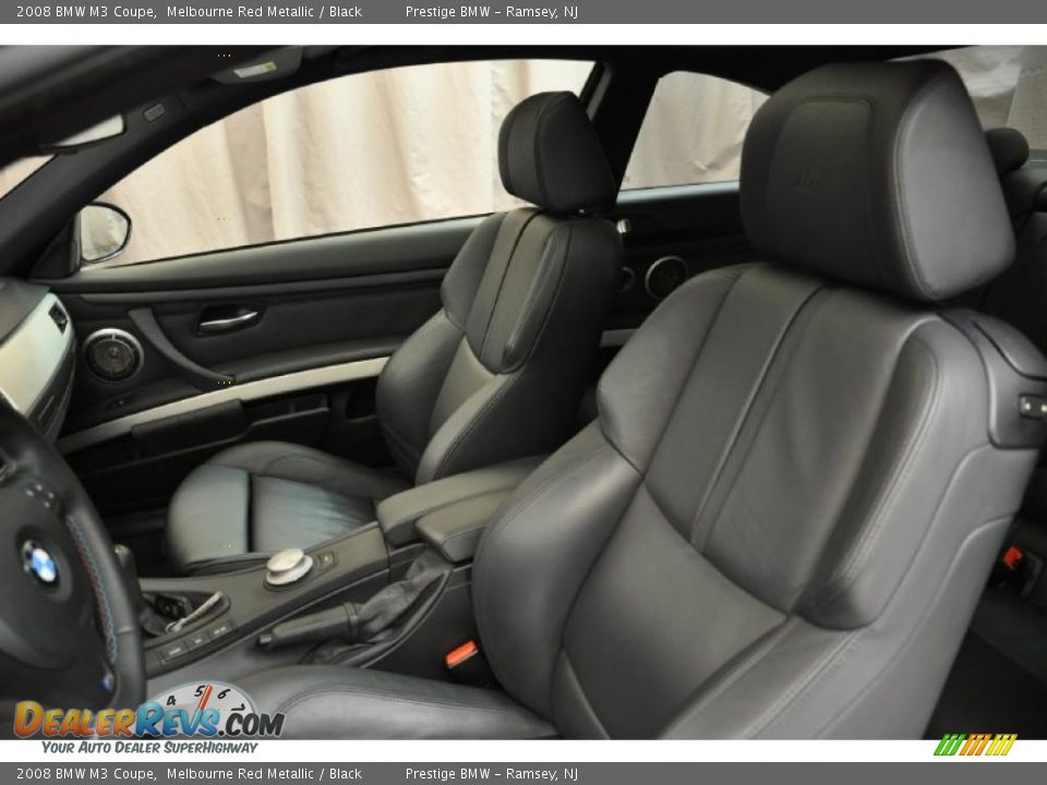 2008 BMW M3 Coupe Melbourne Red Metallic / Black Photo #9