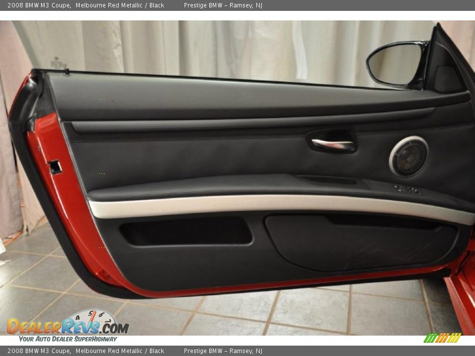 2008 BMW M3 Coupe Melbourne Red Metallic / Black Photo #13