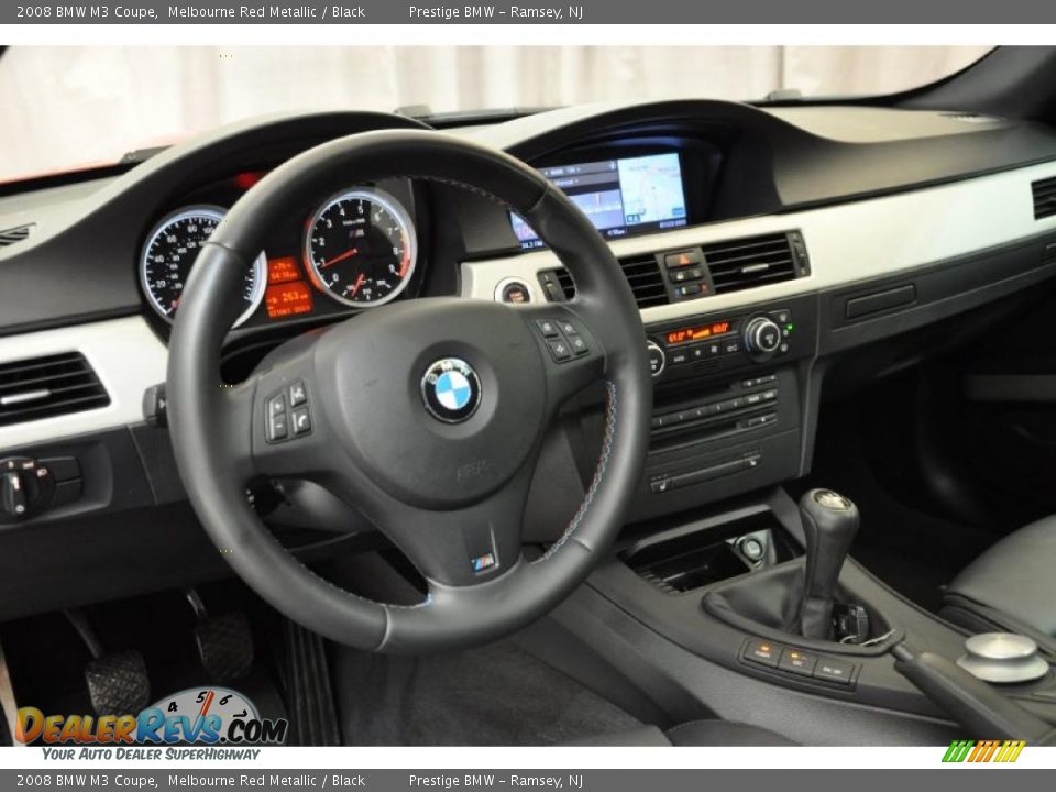 2008 BMW M3 Coupe Melbourne Red Metallic / Black Photo #15