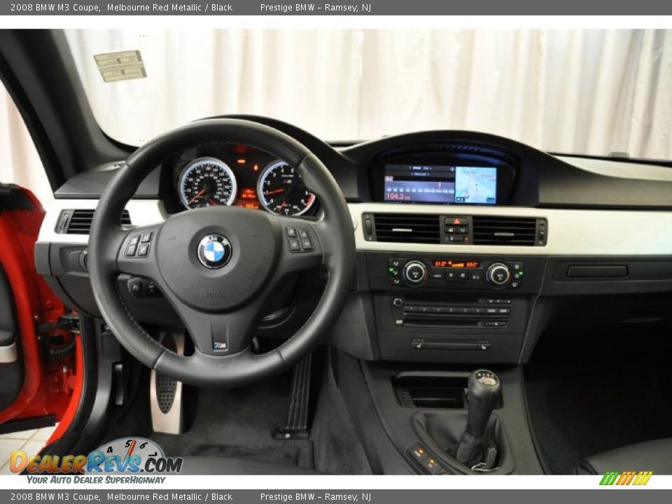 2008 BMW M3 Coupe Melbourne Red Metallic / Black Photo #16