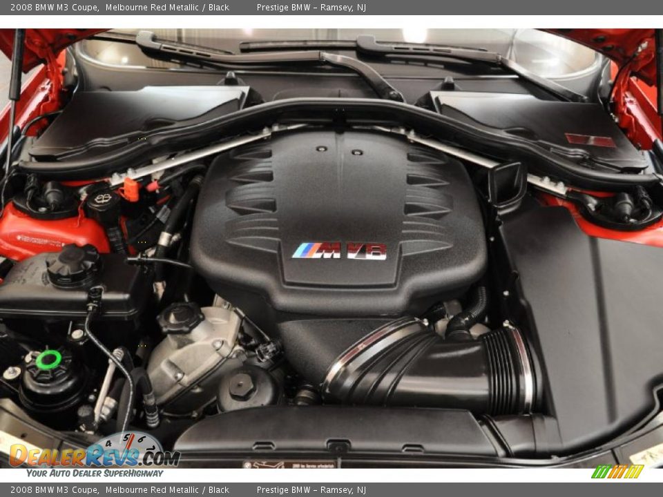 2008 BMW M3 Coupe Melbourne Red Metallic / Black Photo #22