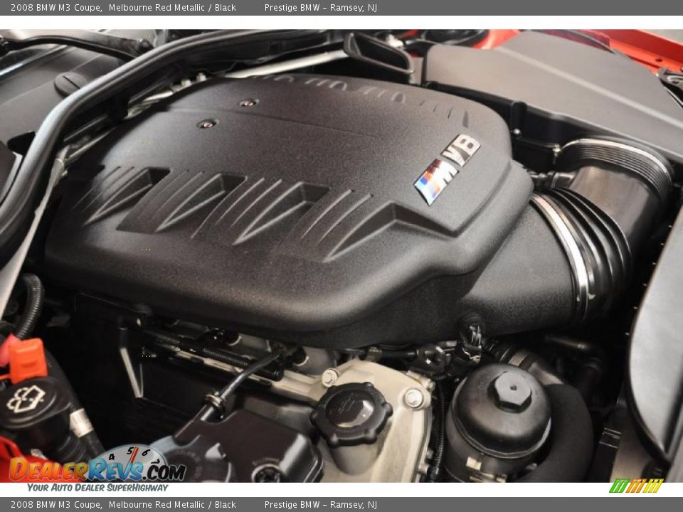 2008 BMW M3 Coupe Melbourne Red Metallic / Black Photo #23