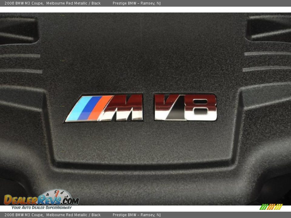 2008 BMW M3 Coupe Melbourne Red Metallic / Black Photo #24