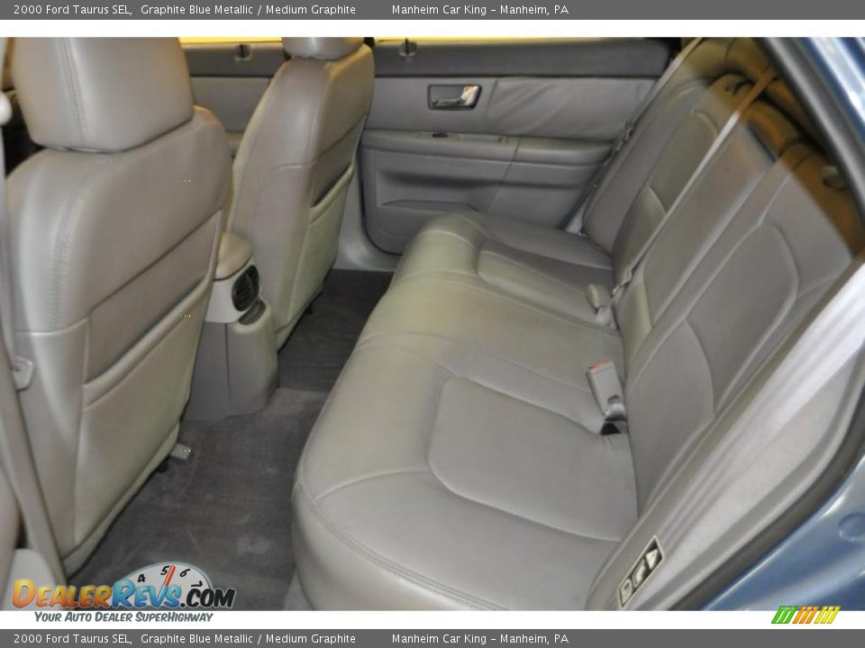 2000 Ford Taurus SEL Graphite Blue Metallic / Medium Graphite Photo #11