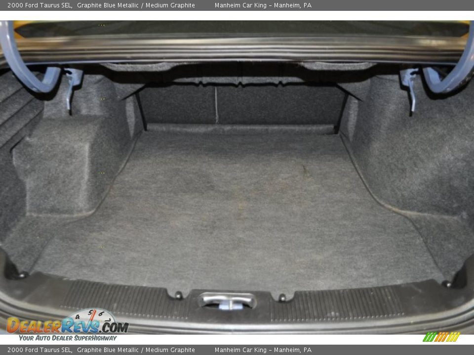 2000 Ford Taurus SEL Graphite Blue Metallic / Medium Graphite Photo #12
