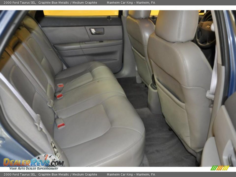 2000 Ford Taurus SEL Graphite Blue Metallic / Medium Graphite Photo #13