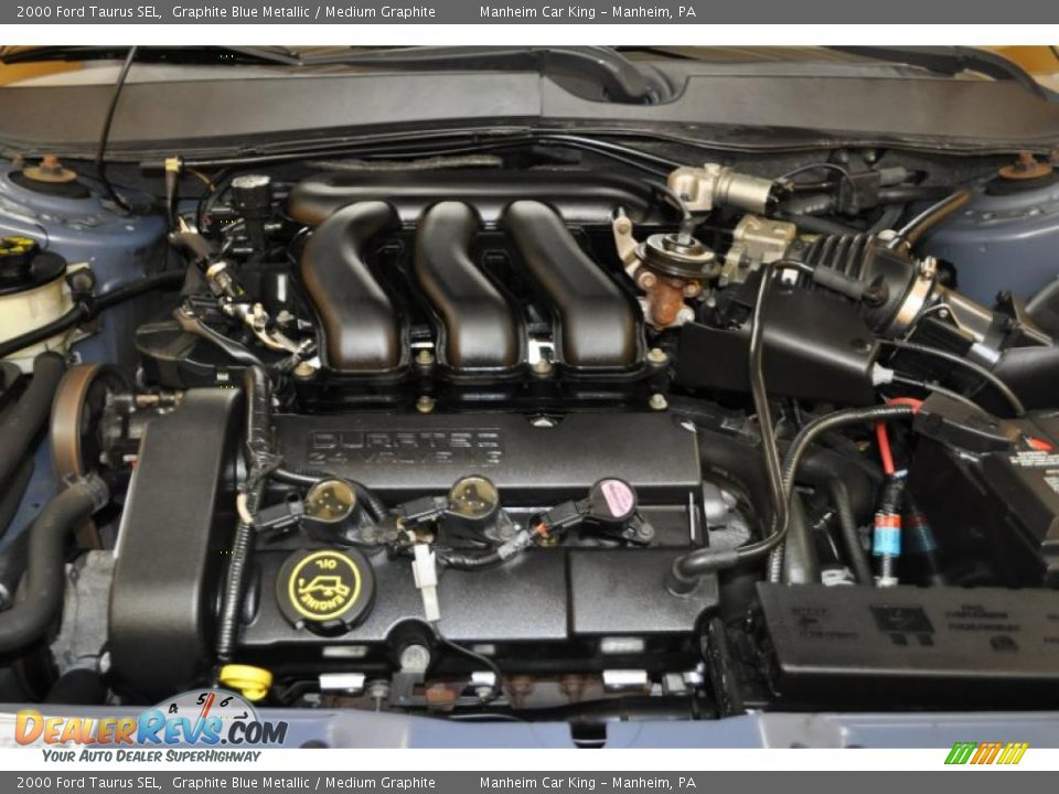2000 Ford Taurus SEL Graphite Blue Metallic / Medium Graphite Photo #16