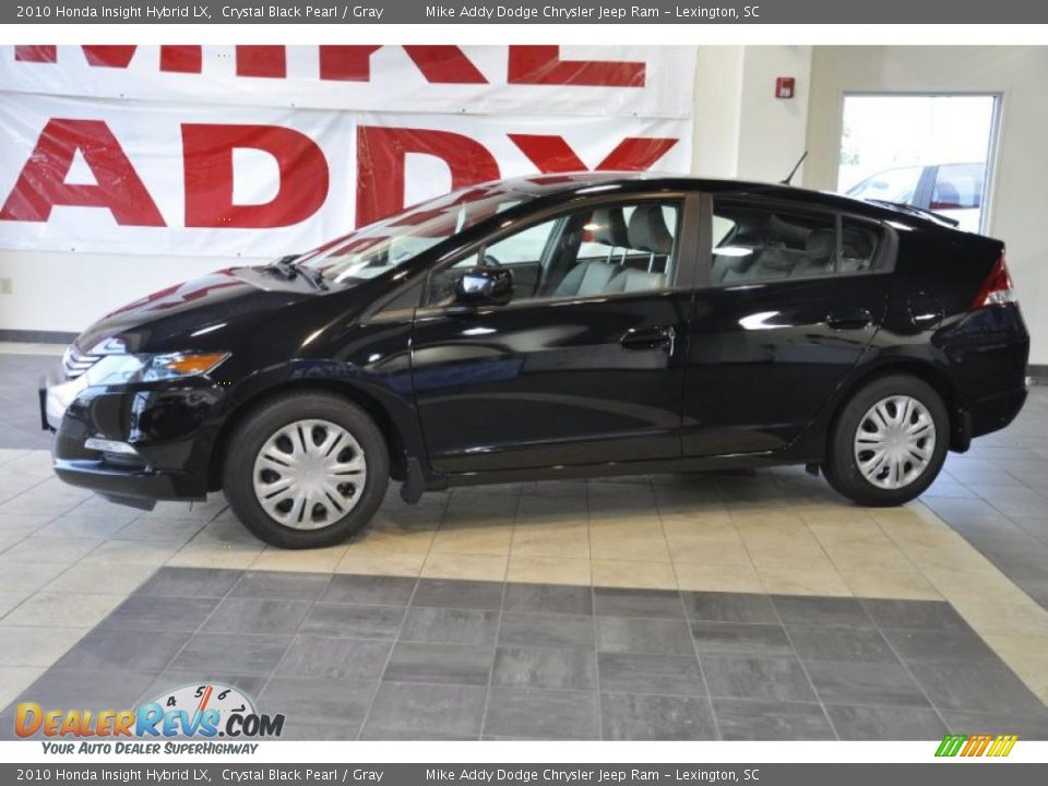 2010 Honda Insight Hybrid LX Crystal Black Pearl / Gray Photo #1