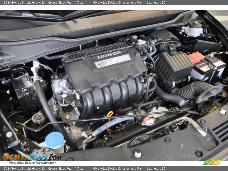 2010 Honda Insight Hybrid LX Crystal Black Pearl / Gray Photo #15