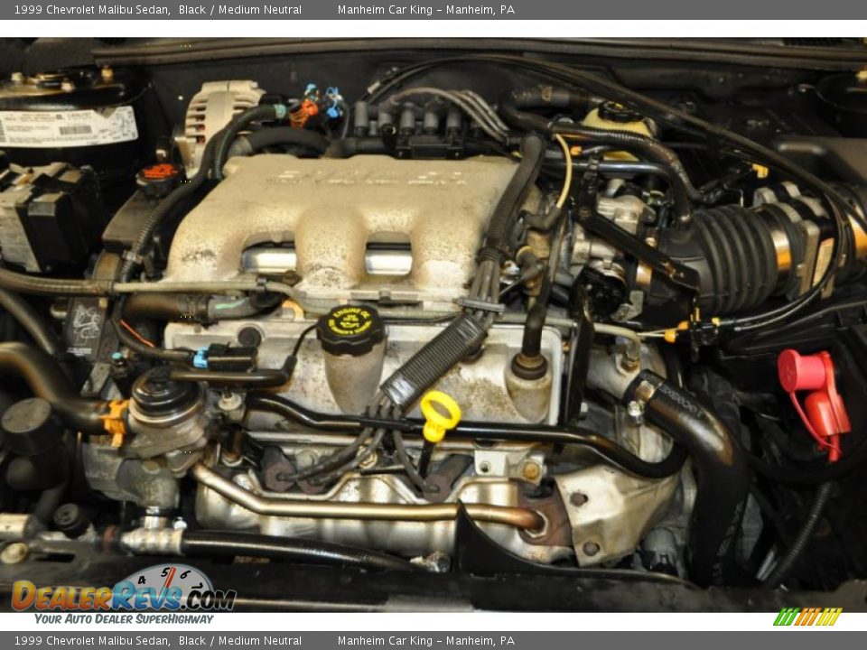 1999 Chevrolet Malibu Sedan Black / Medium Neutral Photo #19