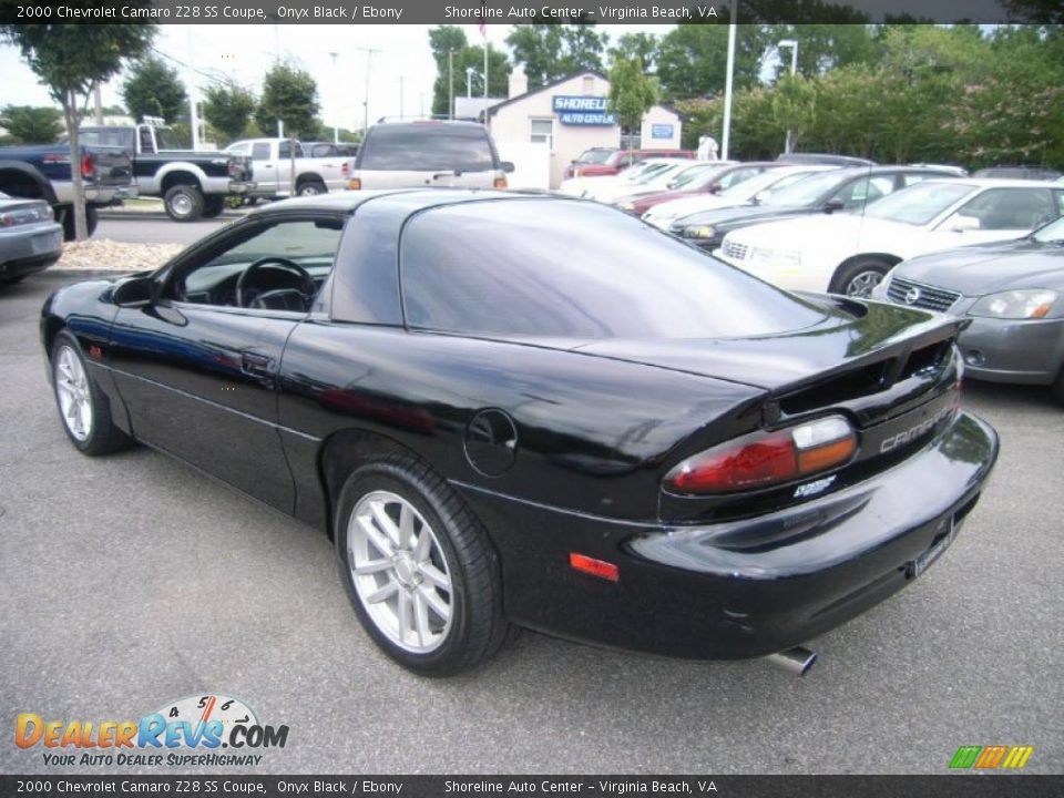 2000 Chevrolet Camaro Z28 SS Coupe Onyx Black / Ebony Photo #3