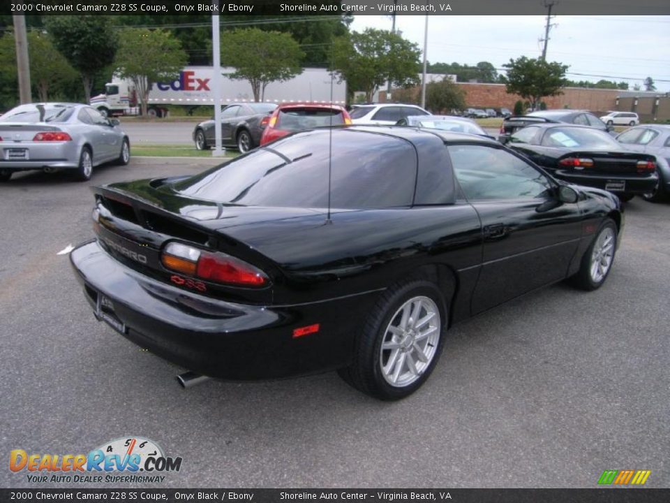 2000 Chevrolet Camaro Z28 SS Coupe Onyx Black / Ebony Photo #6