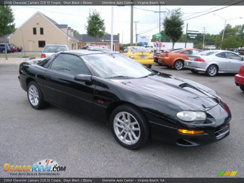 2000 Chevrolet Camaro Z28 SS Coupe Onyx Black / Ebony Photo #8