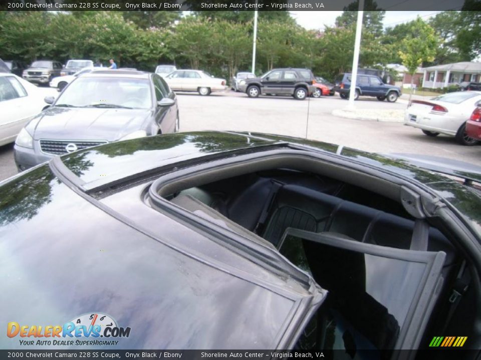 2000 Chevrolet Camaro Z28 SS Coupe Onyx Black / Ebony Photo #10