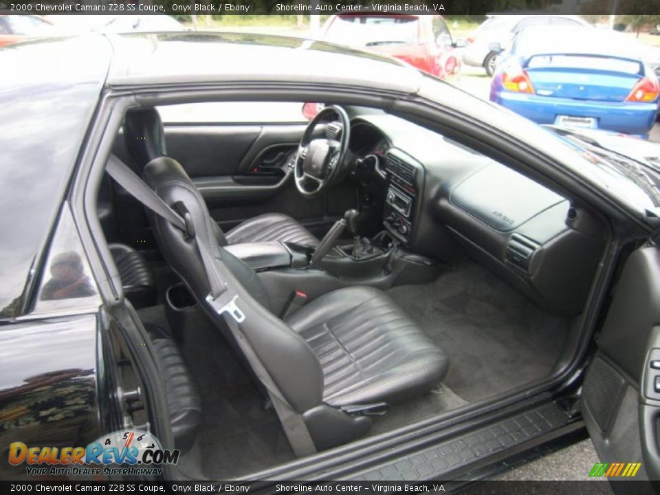 2000 Chevrolet Camaro Z28 SS Coupe Onyx Black / Ebony Photo #13